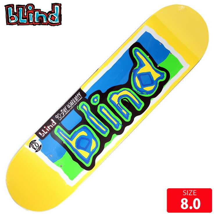 スケボーデッキ ブラインド BLIND COLOR LOGO Deck 7.375 SKATEBOARD スケートボード デッキ 激安正規