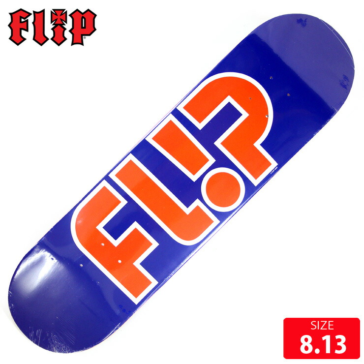 素晴らしい価格 オフィシャル スケートボード スケボー デッキ フリップ Flip Outline Blue Deck 8 13 スケートボード Skateboard デッキテープ付 クエストン 人気の贈り物が大集合