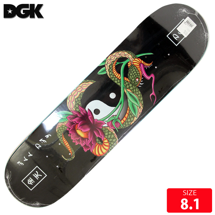 スケボー デッキ ディージーケー Dgk Viper Deck 8 1 Skatebaord スケート敷板 Loadedcafe Com