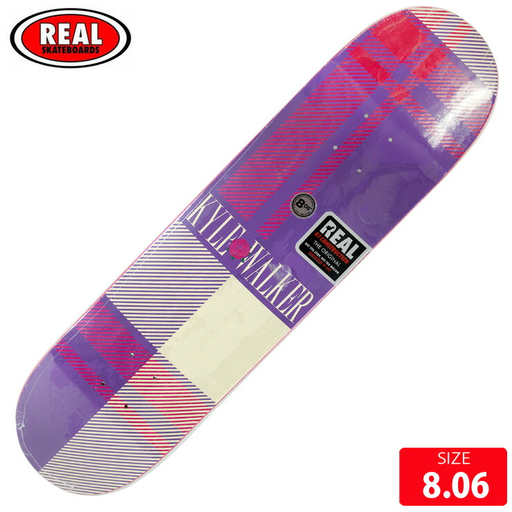 スケボー デッキ 真の Real Kyle Highland Deck 8 06 スケート板材 デッキテープ好運 Loadedcafe Com