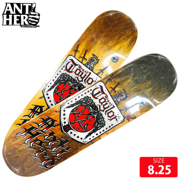 楽天市場】スケボー デッキ アンチヒーロー ANTIHERO KANFOUSH