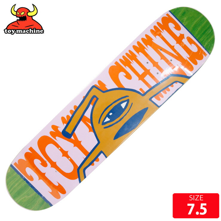 楽天市場】 スケボーデッキ トイマシーン TOYMACHINE NEW FISTS COLOR