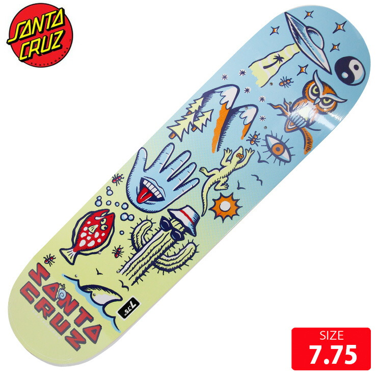Santa Cruz サンタクルーズ8インチスケボーデッキ Everluck SantaCruz サンタクルーズEVERLUCK スケボーデッキ 8.0インチ - メルカリ