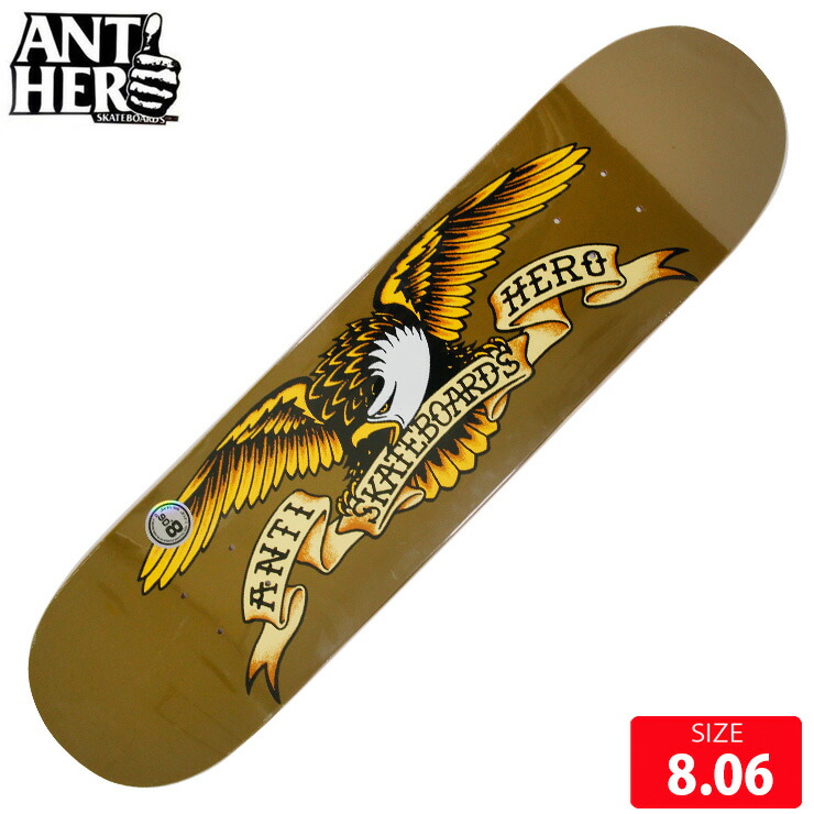 楽天市場】ANTIHERO DECK アンチヒーロー デッキ TEAM SHAPED EAGLE