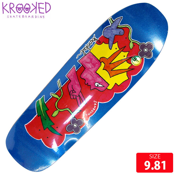 楽天市場】スケボー デッキ クルーキッド KROOKED KNOX BURN BIRD DECK