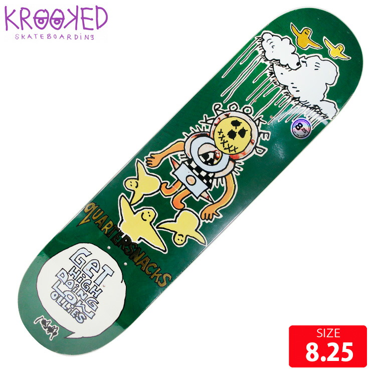 楽天市場】スケボー デッキ クルーキッド KROOKED EYES WHITE TEAM