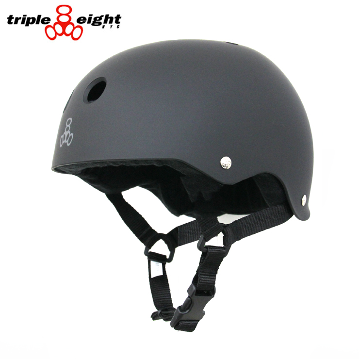 楽天市場 Triple Eight トリプル エイト ヘルメット Sweatsaver Liner Helmet Mat Blk スケボー スケートボード インライン用 クエストン Questons クエストン