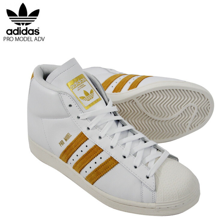 ロングセラー Adidas アディダス Pro Model Adv wi Fv5925 Wht Gld スケートシューズ スニーカー スケシュー スケートボード スケボー クエストン 再再販 Shdoors Seahavenmarina Com