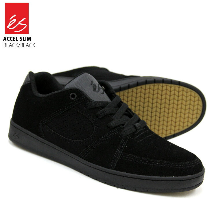 HigasiES エス　アクセルOG ブラック es スニーカー エス スケボー 靴 アクセル ACCEL OG BLACK