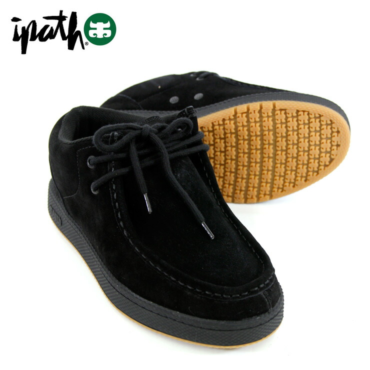 I-PATH アイパススニーカー CATS BLACK SUEDE スケートシューズ スケシュー 靴 スケートボード 25SM画像