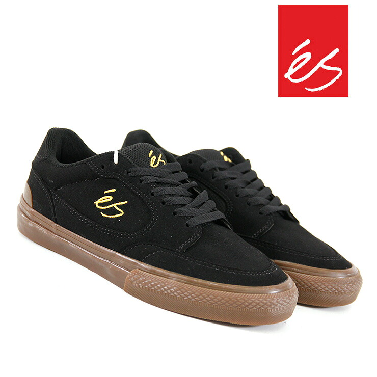 【楽天市場】エス スケート シューズ es CASPIAN BLACK/GUM SKATE SHOES スニーカー スケシュー