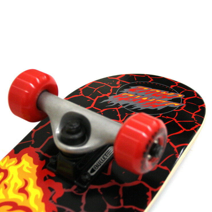 6 75 クエストン 送料無料 ジュニア Hand Santa Skateboard コンプリート スケボー Newera スケートボード Questons Deck バイク Flame Cruz サンタクルズ スケボー