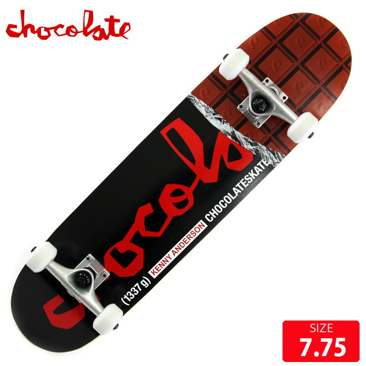 スケボー コンプリート チョコレート Complete Chocolate Kenny Anderson Complete Deck スケートボード サイズ スケートボード 7 75 完成品 組立て済 スケートボード クエストン Questons クエストン Chocolate オフィシャル コンプリ