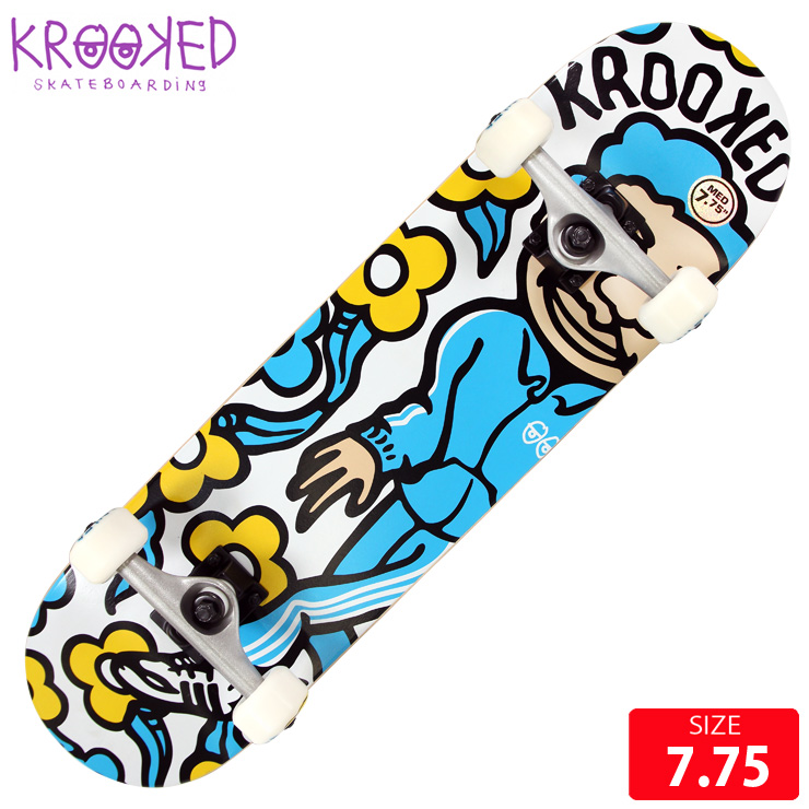 値下げ可 KROOKED スケボー コンプリート-