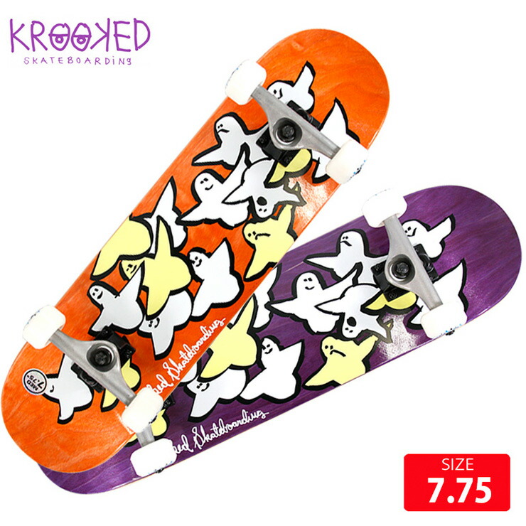楽天市場】スケボー メンズ コンプリート クルーキッド KROOKED