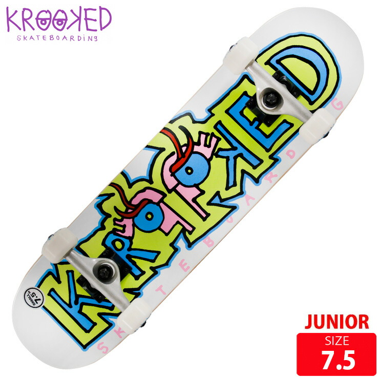 楽天市場】スケボー メンズ コンプリート クルーキッド KROOKED