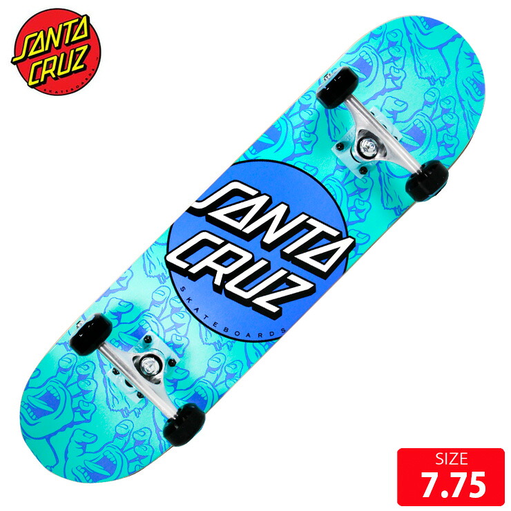 スケボー コンプリート サンタクルズ SANTA CRUZ OTHERDOT HANDS MINI DECK 7.75 SKATEBOARD スケートボード｜QUESTONS -クエストン- 15,257円