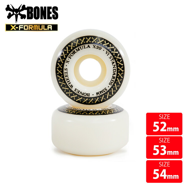 ボーンズ ウィール BONES WHEEL X-FORMULA STANDARD 2026 V1 99A 52-54mm SKATEBOARD スケートボード