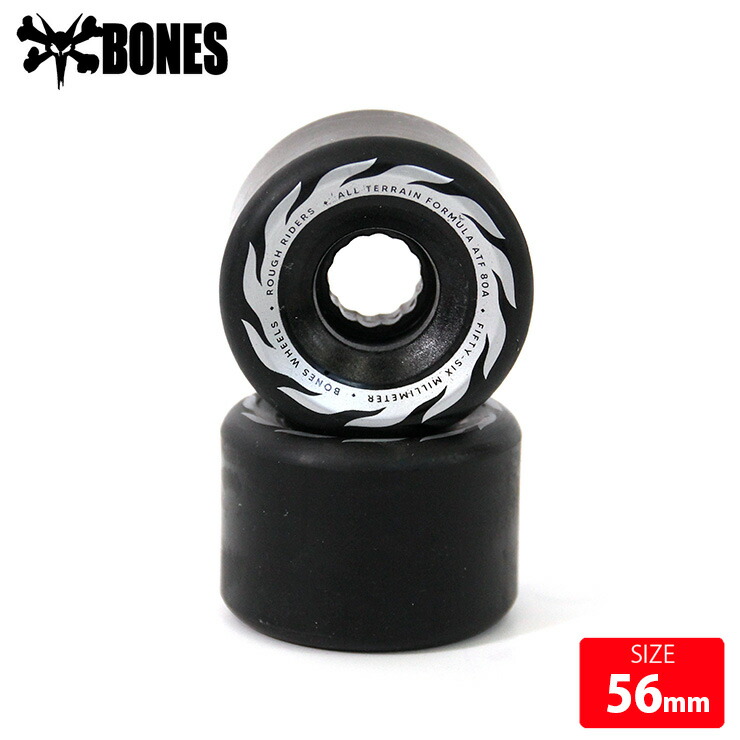 ボーンズ ウィール BONES WHEEL ATF R.RIDERS ETRNLFLAME 80A 56mm BLACK SKATEBOARD スケートボード