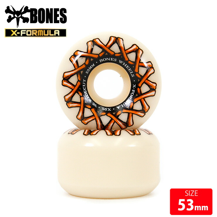 X-FORMULA 54mm 【V1】99A ボーンズBONES WHEELS BONES WHEELS X-Formula Skateboard Wheels XF SIDECUT 54 V5 X