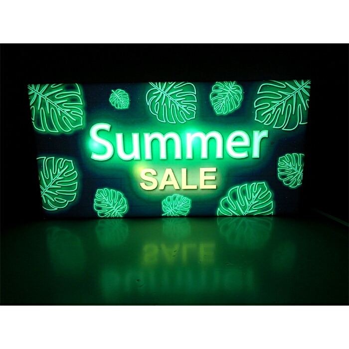 【LEDデザインライト】SUMMER SALE サマーセール SUMMER サマー 夏 バーゲン バーゲンセール アパレルショップ アメリカン雑貨 ネオン風 看板 インテリア 雑貨 置物◆Lサイズ-1◆
