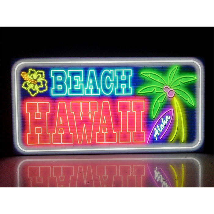 楽天市場】【LED2wayデザインライト】WELCOME TO HAWAII ハワイ