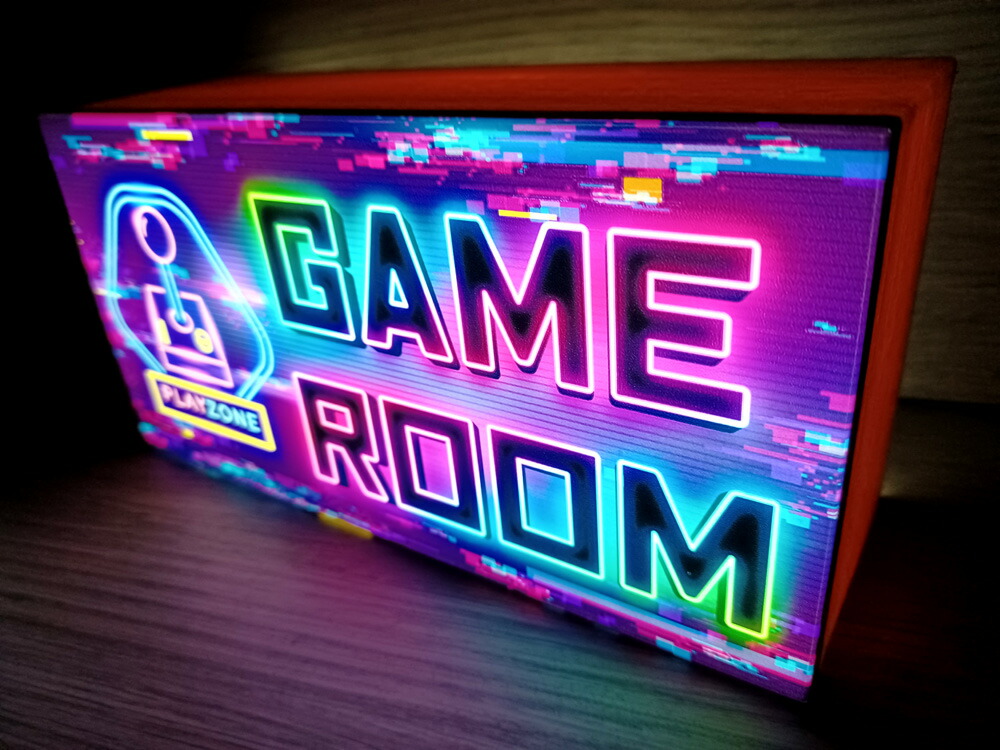 Led企劃光源 手合 ゲーム力場 ゲーム店舗 ゲームセンターフィールダー Game Room ゲーマー 料理ゲーム ネオン風俗 レトロ 告知 インテリア装飾 雑貨 拵え Ll号 お店やごお宅のインテリアに デザインライトで起居を明るく色鮮やかに 階級にそとネオンのように秀でる新た