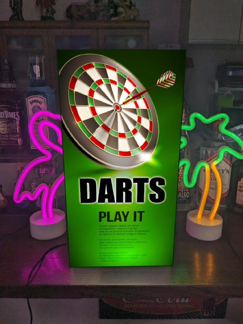 楽天市場】【LED2wayデザインライト】 DARTS BAR ダーツバー ダーツ