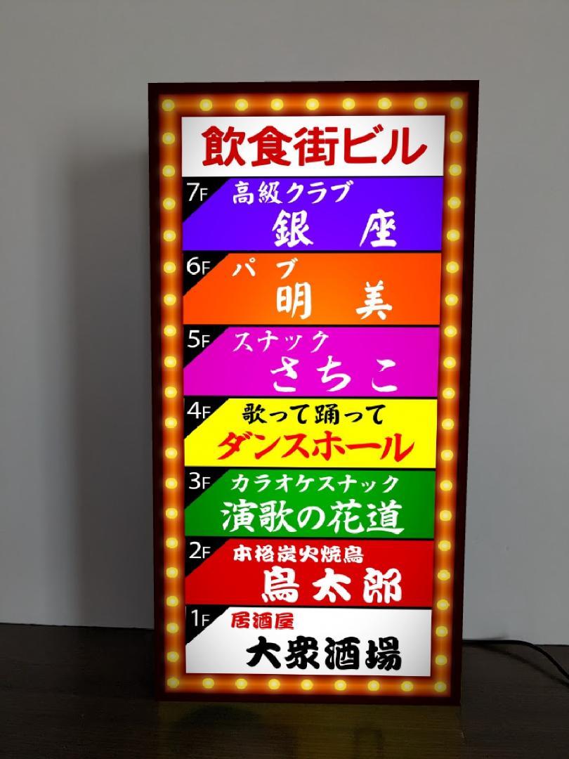 楽天市場】【Sサイズ 文字変更無料】飲食街ビル テナントビル スナック パブ クラブ 居酒屋 カラオケ 宅飲み 酒場 飲屋 ネオン街 繁華街  昭和レトロ プレゼント 店舗 自宅 パーティー イベント テーブル カウンター サイン ランプ 照明 看板 置物 雑貨 ライトBOX 電飾看板 ...