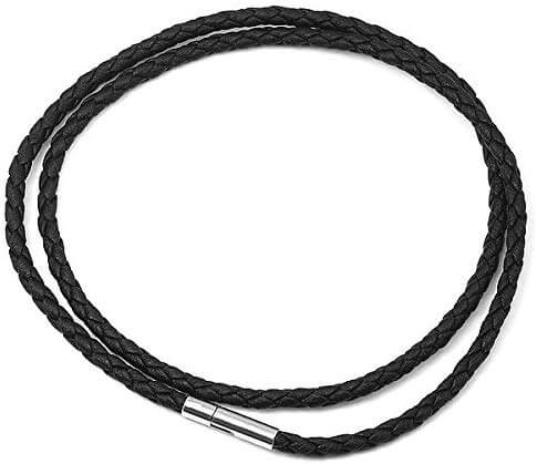 オシャレしたく響き渡る 編み込みなめし革 チョーカータイプ 頚飾 差込み礼式 チェーン店 メンズ レディース ねっくれす 夫婦ネックレス ギフト 格好よい ワイルド Hotjobsafrica Org