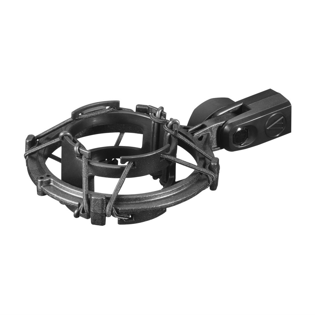 オーディオテクニカ AT8458a ショックマウントコンデンサーマイク 対応製品:AT2020, AT2020USB+, AT2035, AT2050 【国内正規品】ブラック