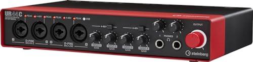 スタインバーグ Steinberg USB3.0 オーディオインターフェイス 32bit/192kHz レッド UR44C RD