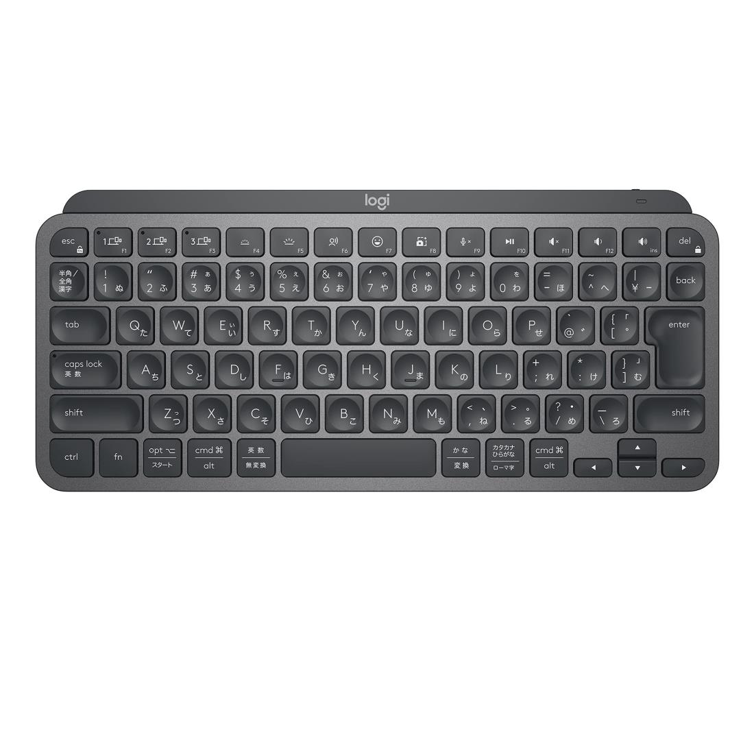ロジクール MX KEYS mini KX700GR ミニマリスト ワイヤレス イルミネイテッド キーボード グラファイト 充電式 bluetooth Logi Bolt Unifying非対応 USB-C-A 日本語配列 windows mac chrome ios Android 無線 KX700 国内正規品|セレクトショップ RST