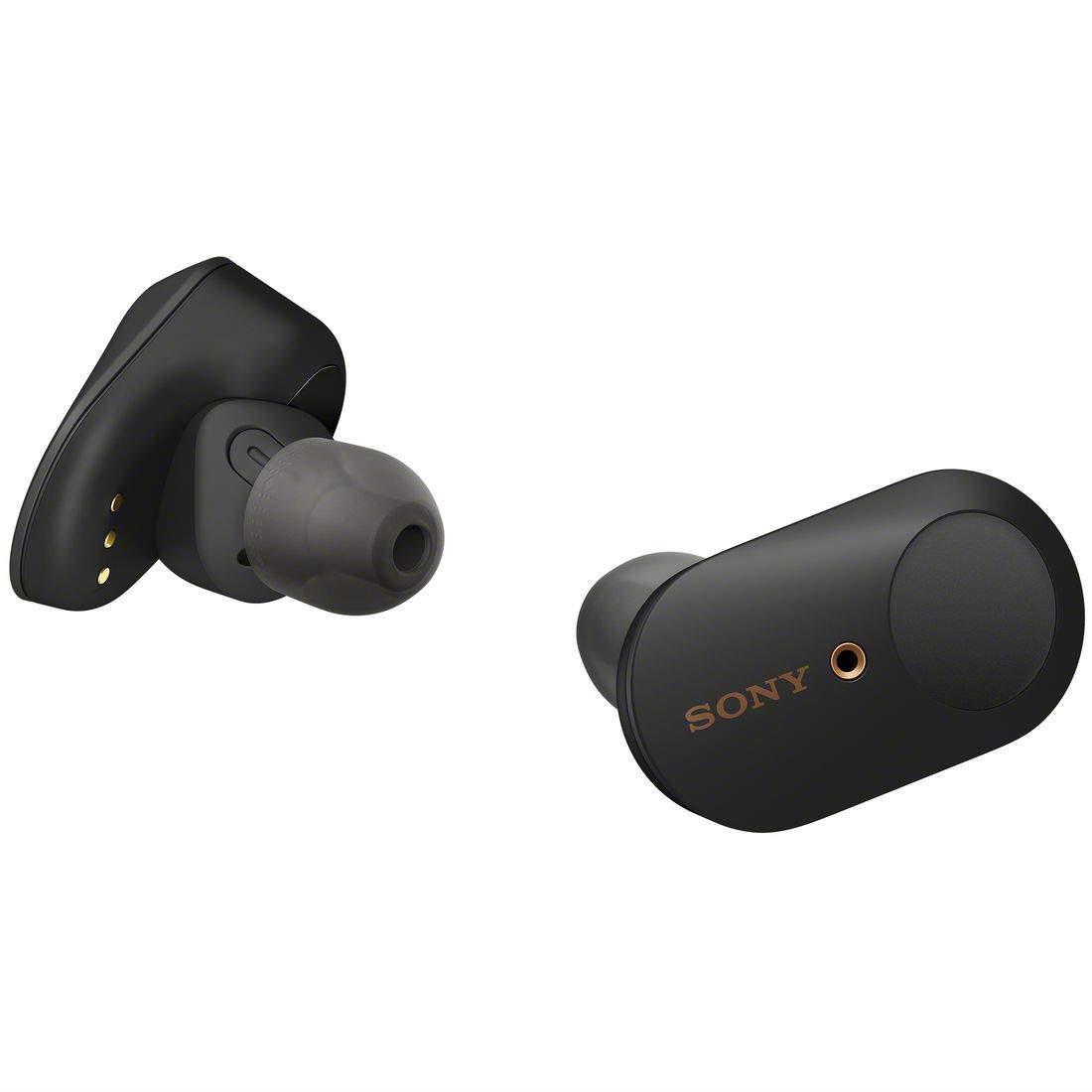 ソニー ワイヤレスノイズキャンセリングイヤホン WF-1000XM3 : 完全ワイヤレス/ A mazon A lexa搭載 /Bluetooth/ハイレゾ相当 最大6時間連続再生 2019年モデル / マイク付き 360 Reality Audio認定モデル ブラック WF-1000XM3 BM