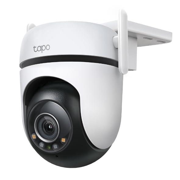 TP-Link tapo 屋外カメラ WiFi ネットワークカメラ 無線/有線接続 みまもりカメラ 防犯カメラ 屋内/屋外 パン/チルト対応 スマホ アプリ 動体/人物/車両検知 2K QHD スターライト IP66 防水防塵 音声通話 Tapo C520WS/A