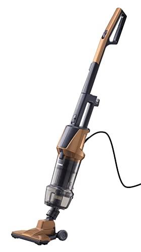 ツインバード 燕三条 掃除機 サイクロン スティック クリーナー 2WAY 軽量 ゴールド ハンディ 吸引力持続 パワフル【メーカー保 証1年】ブラウンゴールド TC-5147G