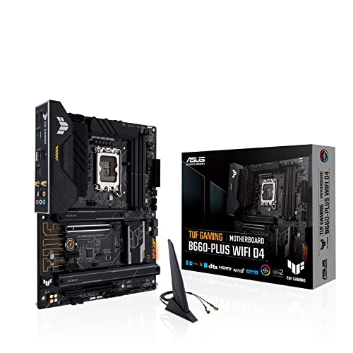 ASUS INTEL 第12時人中央処理装置(LGA1700)相応う B660 手当て仕掛ける ATX お母さんゲーム盤 TUF GAMING B660-PLUS WIFI D4