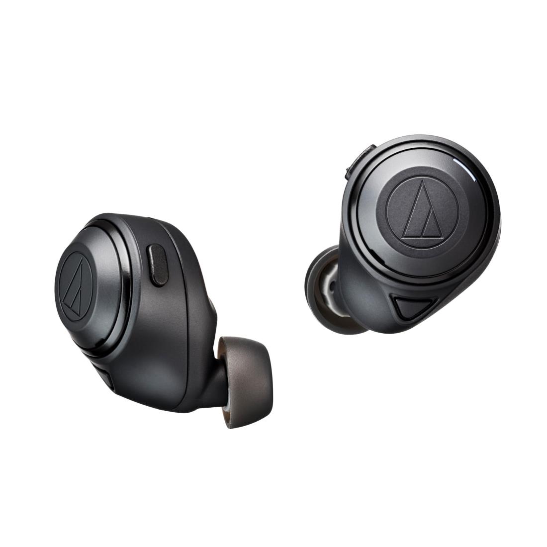 オーディオテクニカ ATH-CKS50TW BK ワイヤレスイヤホン bluetooth/ワイヤレスイヤホン ノイズキャンセリング 重低音 / 最大約50時間再生 /イヤホン20時間再生 / 通話品質強化/ノイズキャンセル/ヒアスルー/低遅延モード/aptX adaptive/AAC / 360 Reality Audio【国内正規品 10,423円