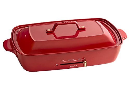 BRUNO ホットプレートグランデサイズ BOE026-RD レッド BOE026-RD