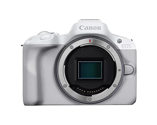 Canon ミラーレス一眼カメラ EOS R50 ボディのみ/ホワイト RFマウント 24.200万画素 4K動画 DIGIC X イメージプロセッサー 被写体検知&トラッキング コンパクト スマホ接続 コンテンツクリエイター