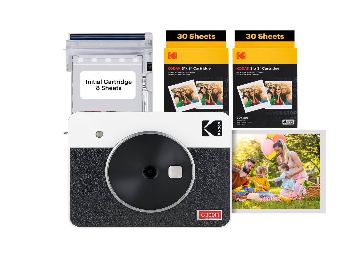 KODAK Mini Shot 2 Retro 4Pass 2in1 ホワイト Amazon | コダック KODAK Mini Shot 2 レトロ 4PASS 2-in-1