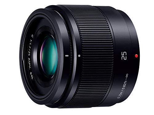 パナソニック 単焦点レンズ マイクロフォーサーズ用 ルミックス G 25mm/ F1.7 ASPH. ブラック H-H025-K｜セレクトショップ RST