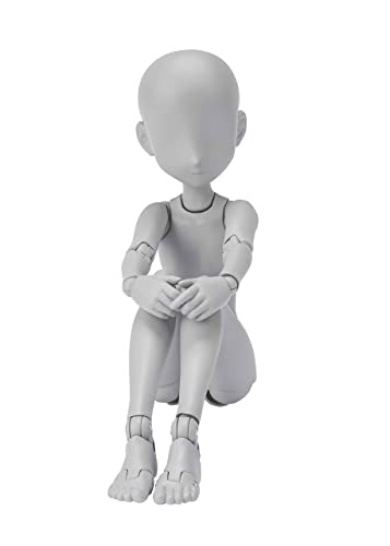S.H.フィギュアーツ ボディちゃん -杉森建- Edition DX SET (Gray Color Ver.) 約130mm PVC&ABS製 可動フィギュア BAS62103