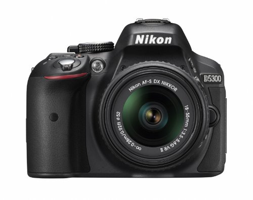 Nikon デジタル一眼二眼レフ写真機 D5300 18-55粍 VR II 水晶体一揃いの道具 黒いこと 2400万絵素 3.2型液晶 D5300LK18-55VR2BK