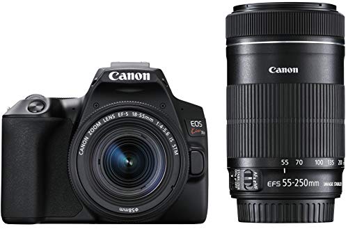 Canon デジタル一眼二眼レフ写真機 EOS Kiss X10 ダブルズームキット 黒いこと EOSKISSX10BK-WKIT