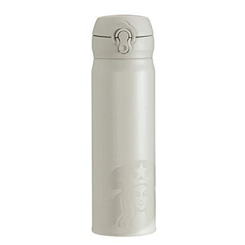 スターバックス STARBUCKS スタバ☆ハンディー ステンレスボトル マットグレー 500ml タンブラー マイボトル 水筒 食器 グレー マット スリム セイレン 女神 保温 保冷 ワンタッチ ロゴ ブランド クリスマス ハロウィン バレンタイン画像