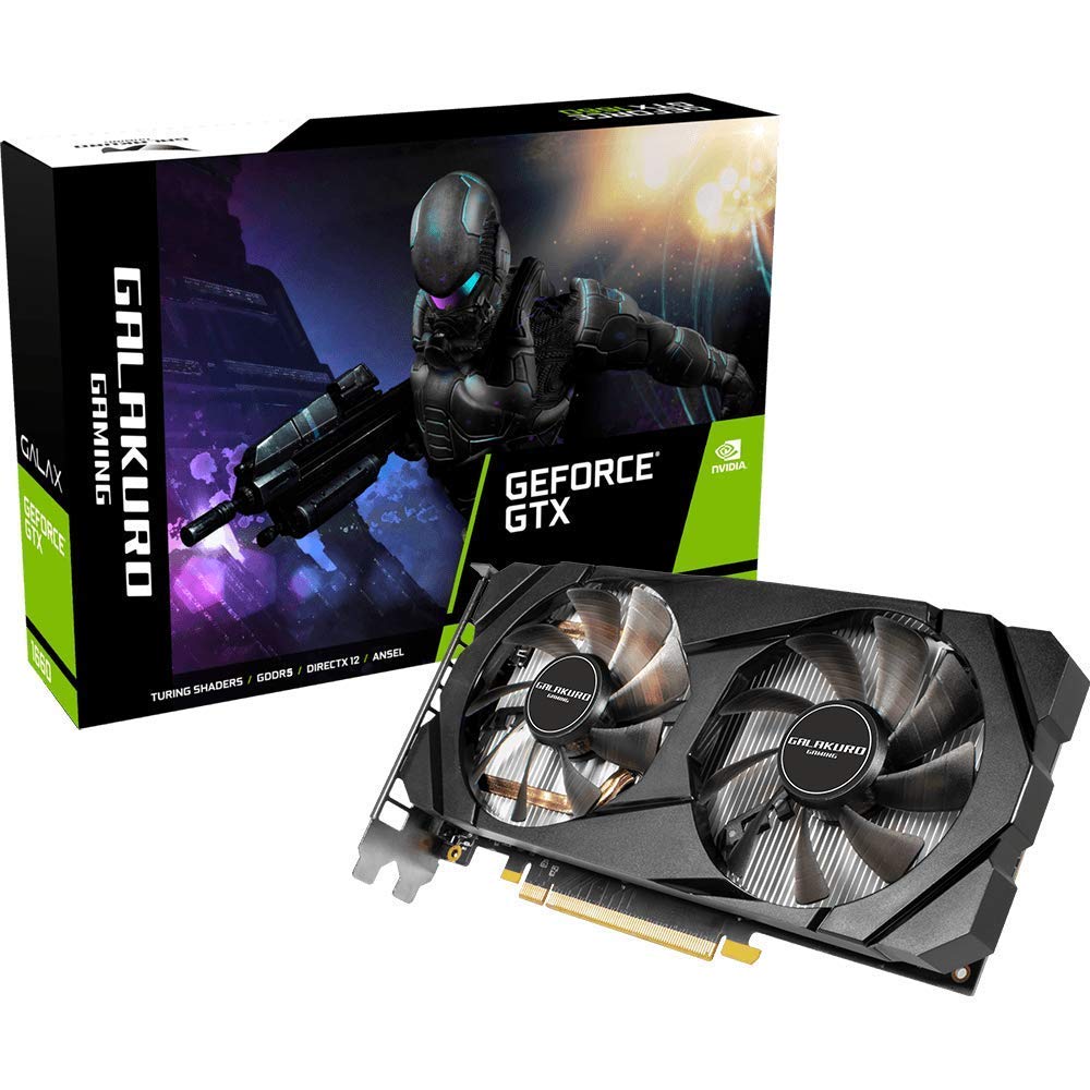 老練家目標にする NVIDIA GeForce GTX 1660 積み上げる グラフィックゲーム盤 6GB デュアル気違い GALAKURO GAMING続きもの GG-GTX1660-E6GB/DF