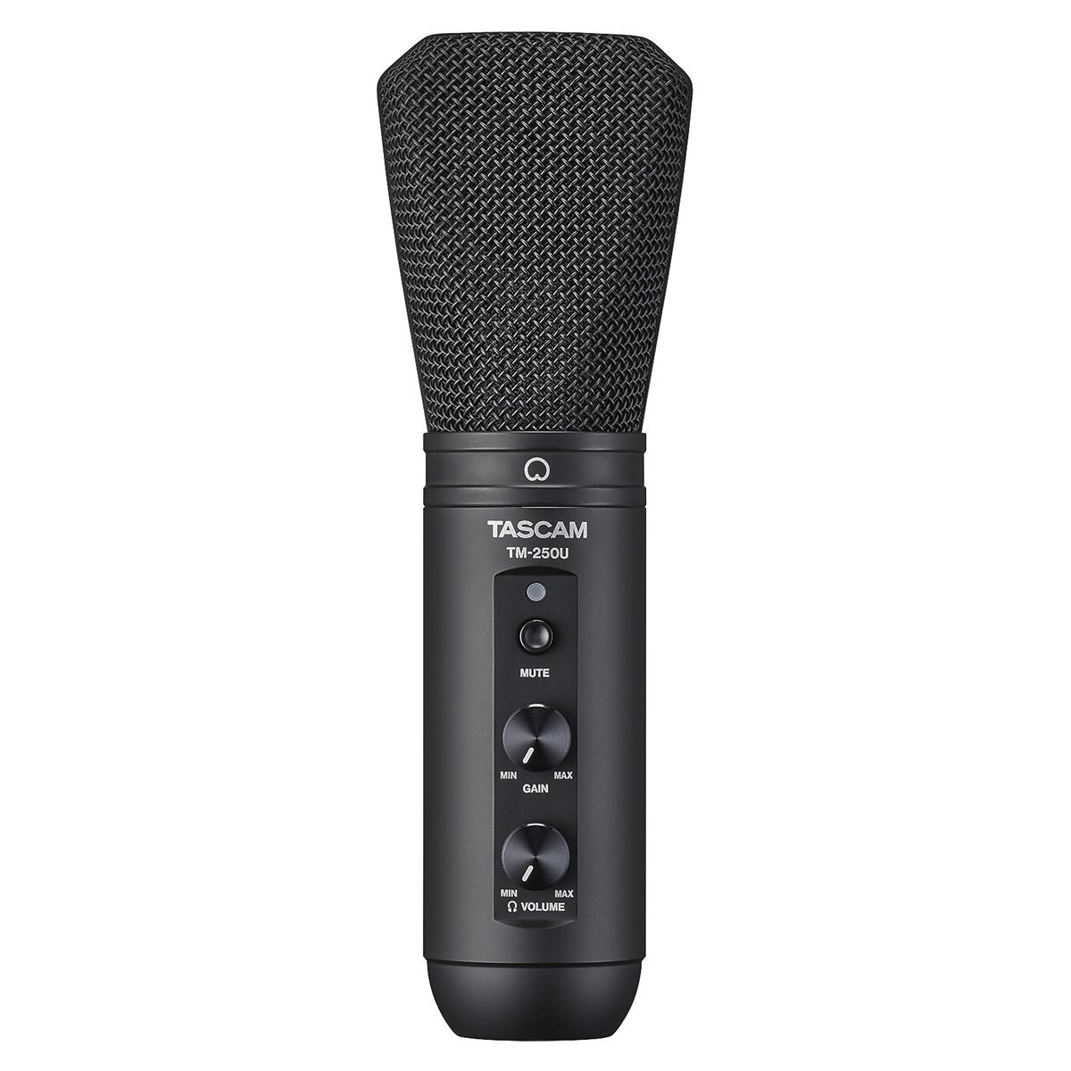 TASCAM(タスカム) TM-250U 超単一指向性 コンデンサーマイク USBマイク Youtube ウェブ会議 テレワーク ライブ配信 PS4 PS5 ゲーミング ゲーム実況 カラオケ ポケカラ