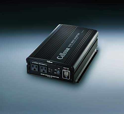 セルスター 正弦波インバーター SI-1000/12 定格出力800W 最大出力1000W 12V車専用 CELLSTAR