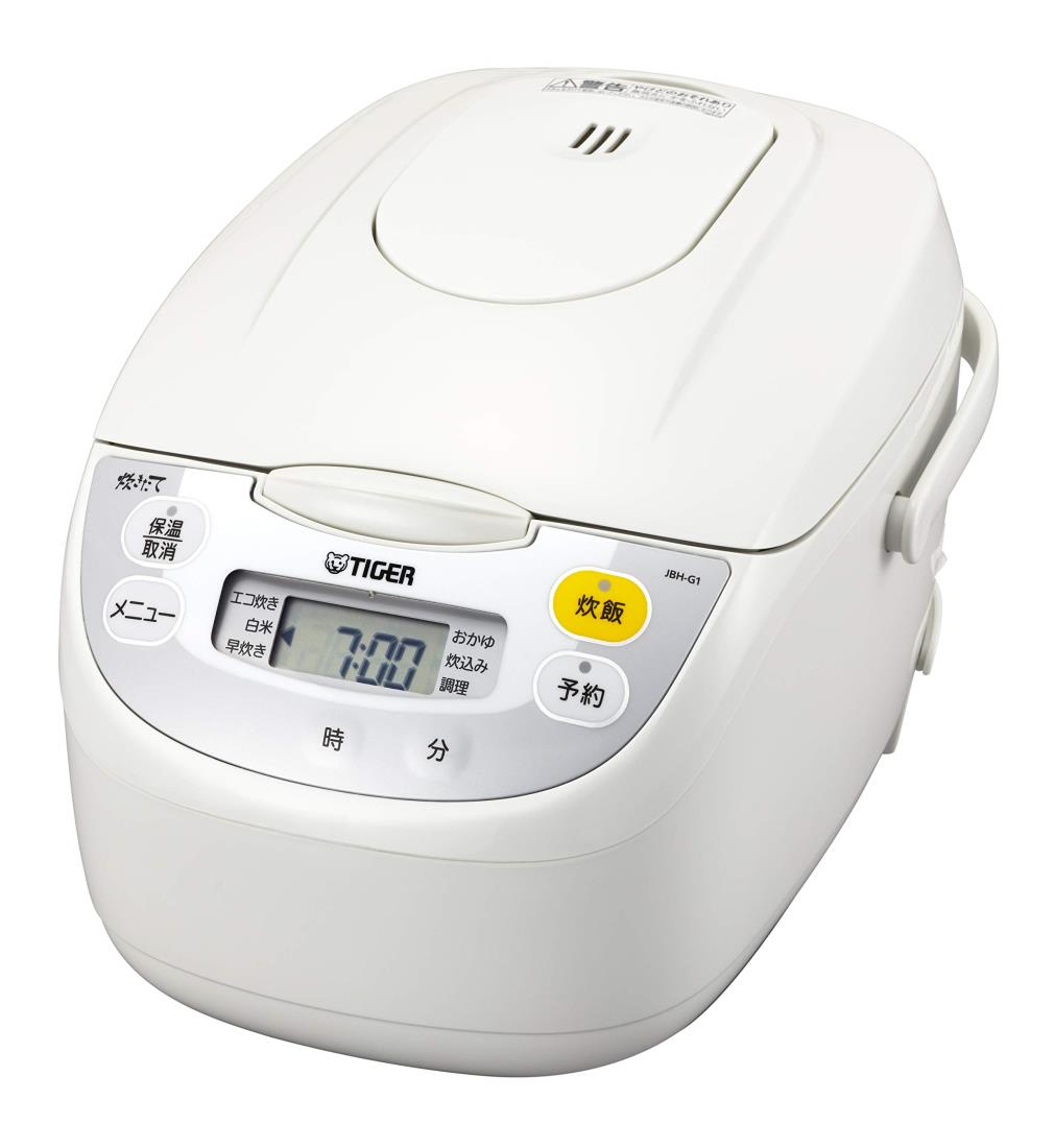 タイガー魔法瓶(TIGER) 炊飯器 5.5合 マイコン 調理メニュー付き 炊きたて ホワイト JBH-G101W|セレクトショップ RST